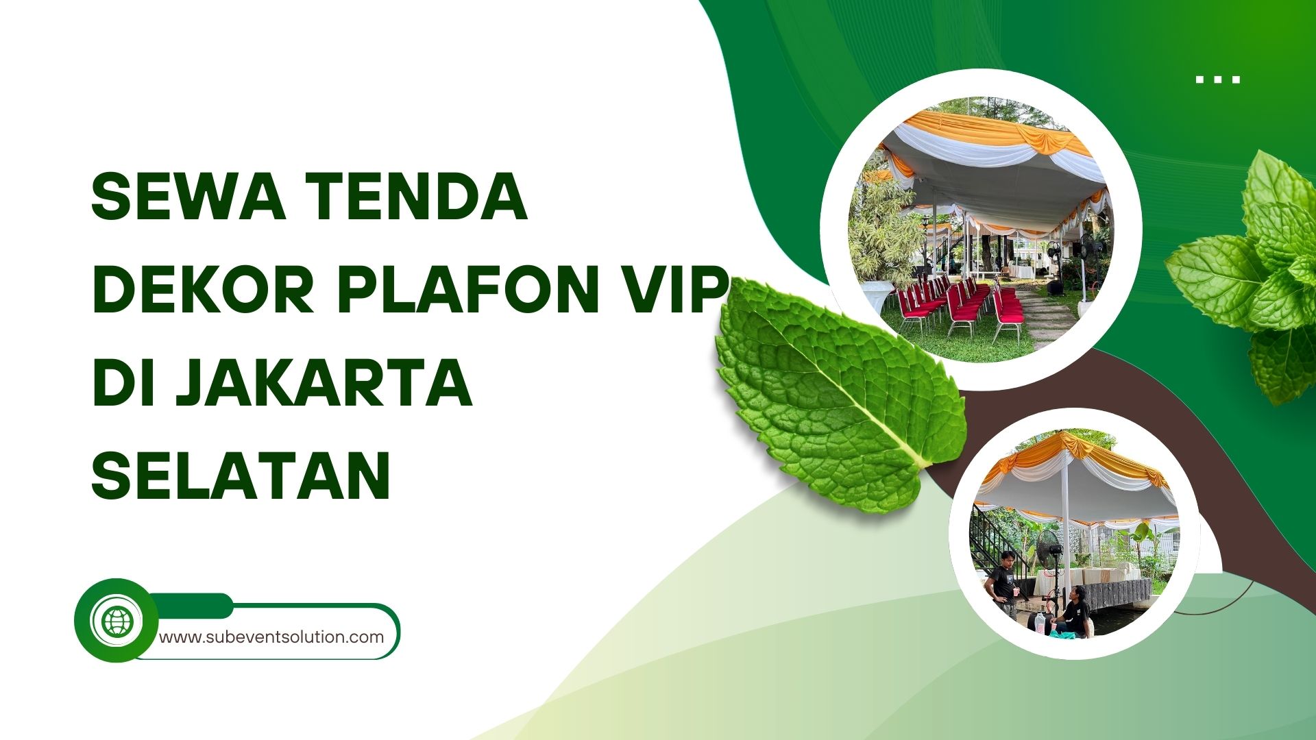 SEWA TENDA DEKOR PLAFON VIP DI JAKARTA SELATAN