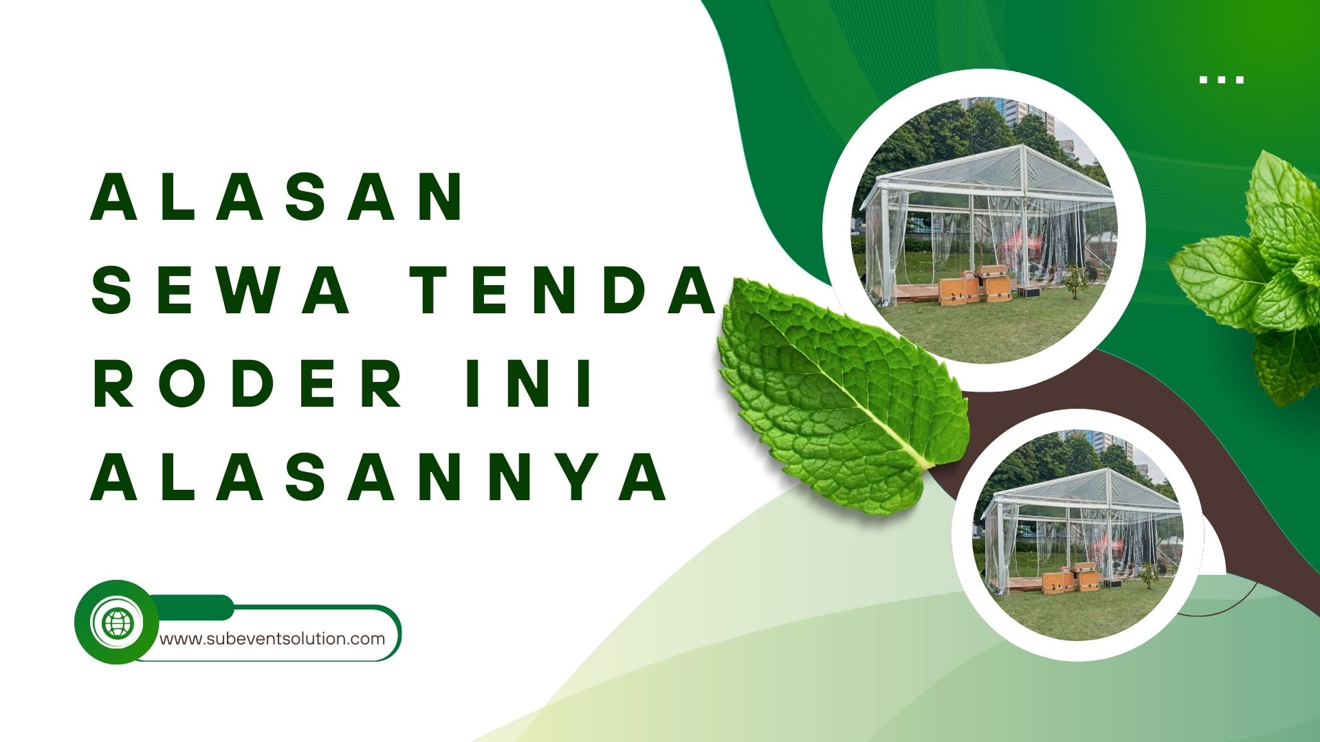 ALASAN SEWA TENDA RODER INI ALASANNYA