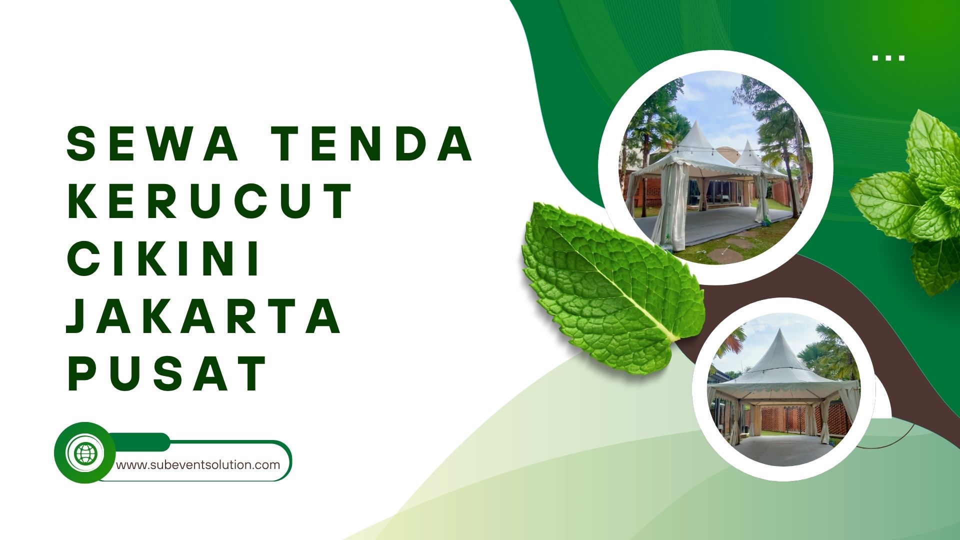 SEWA TENDA KERUCUT CIKINI JAKARTA PUSAT