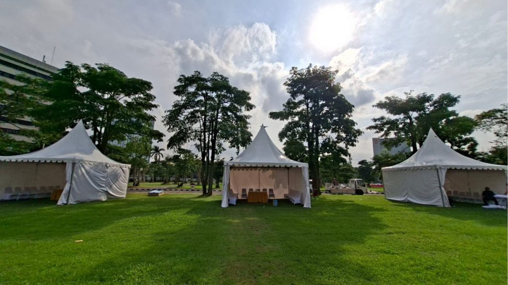 SEWA TENDA SARNAFIL 3X3 BISA BIKIN EVENT MEWAH
